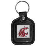 Washington St. Cougars Square Leatherette Key Chain - Washington St. Cougars - Flyclothing LLC