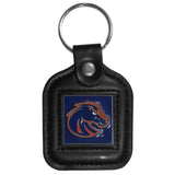 Boise St. Broncos Square Leatherette Key Chain - Boise St. Broncos - Flyclothing LLC