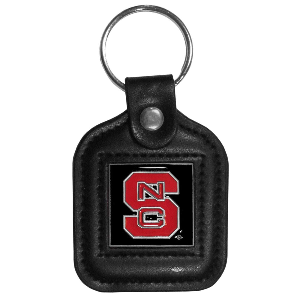 N. Carolina St. Wolfpack Square Leatherette Key Chain - N. Carolina St. Wolfpack - Flyclothing LLC