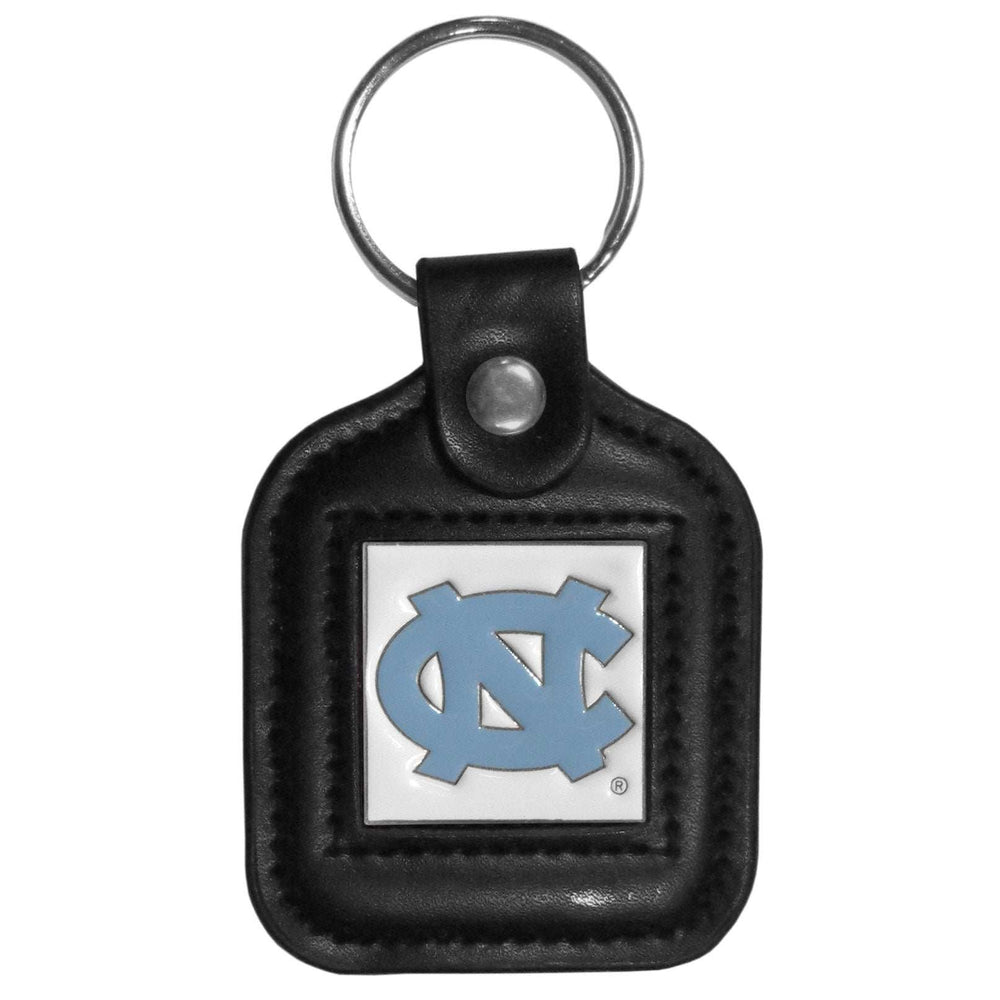 N. Carolina Tar Heels Square Leatherette Key Chain - N. Carolina Tar Heels - Flyclothing LLC