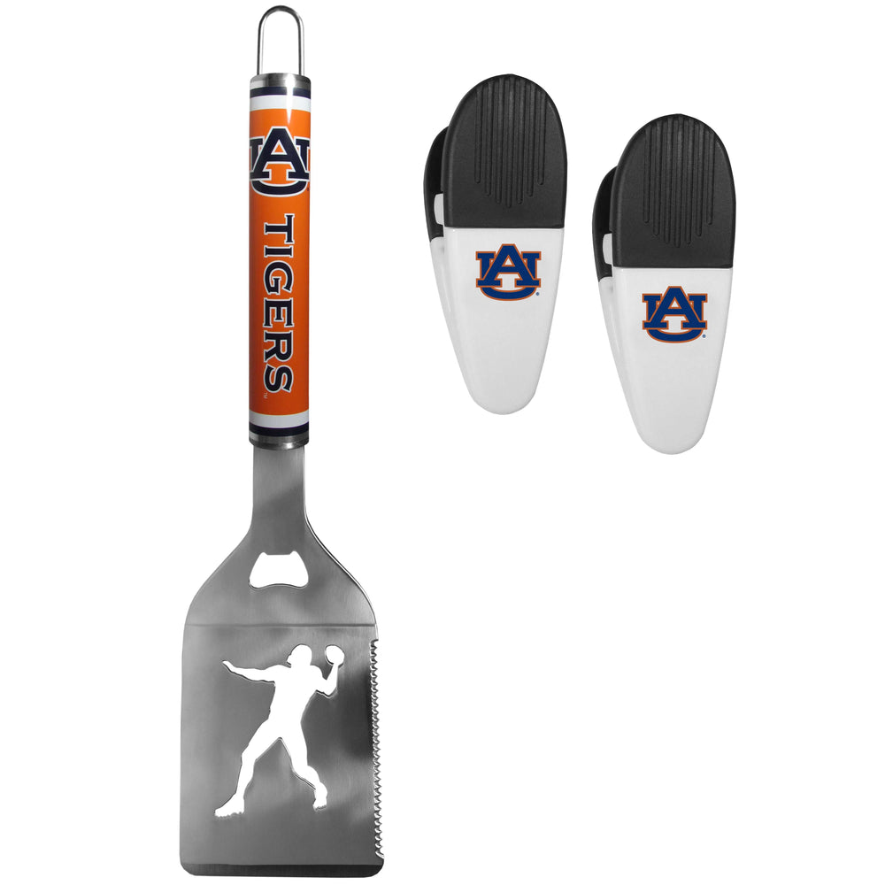 Auburn Tigers Steel Logo Spatula w/Chip Clips - Auburn Tigers - Flyclothing LLC