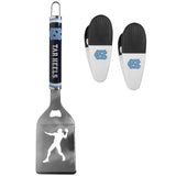 N. Carolina Tar Heels Steel Logo Spatula w/Chip Clips - N. Carolina Tar Heels - Flyclothing LLC