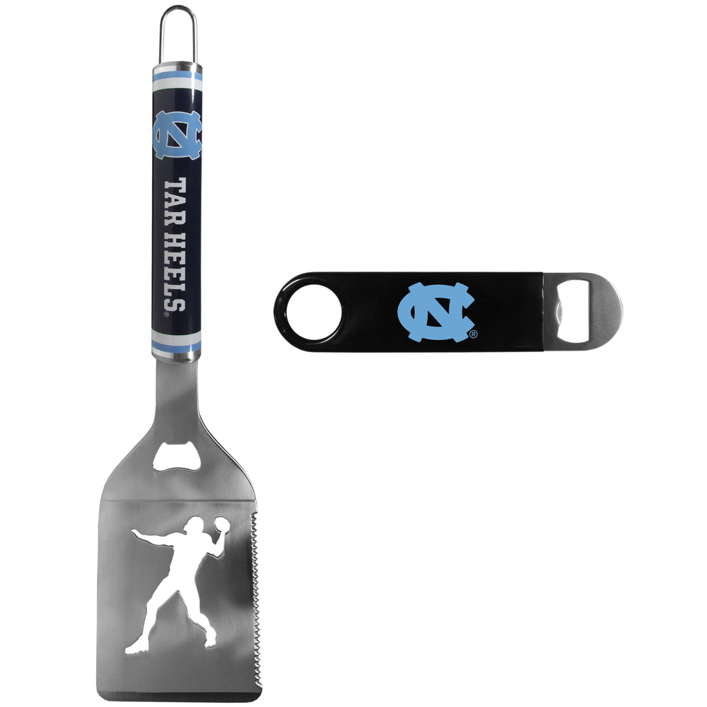 N. Carolina Tar Heels Steel Logo Spatula w/Bottle Opener - N. Carolina Tar Heels - Flyclothing LLC