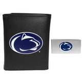 Penn St. Nittany Lions Leather Tri-fold Wallet & Money Clip - Penn St. Nittany Lions - Flyclothing LLC