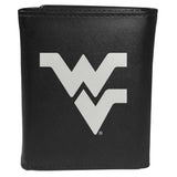 W. Virginia Mountaineers Leather Tri-fold Wallet Large Logo - W. Virginia Mountaineers - Flyclothing LLC