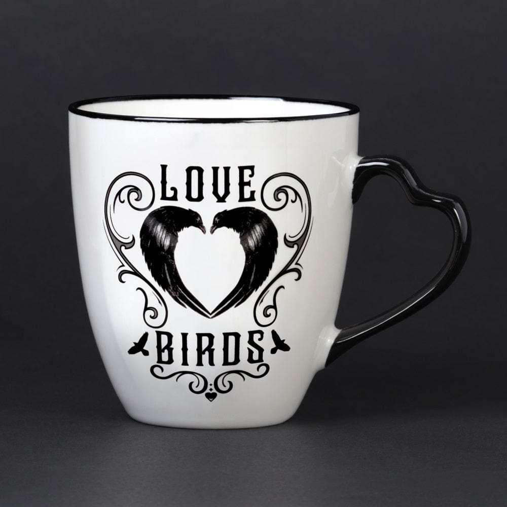 Alchemy Gothic Love Birds Mug Set - Alchemy Gothic - Flyclothing LLC