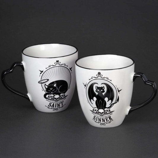 Alchemy Gothic Saint & Sinner Mug Set - Alchemy Gothic - Flyclothing LLC