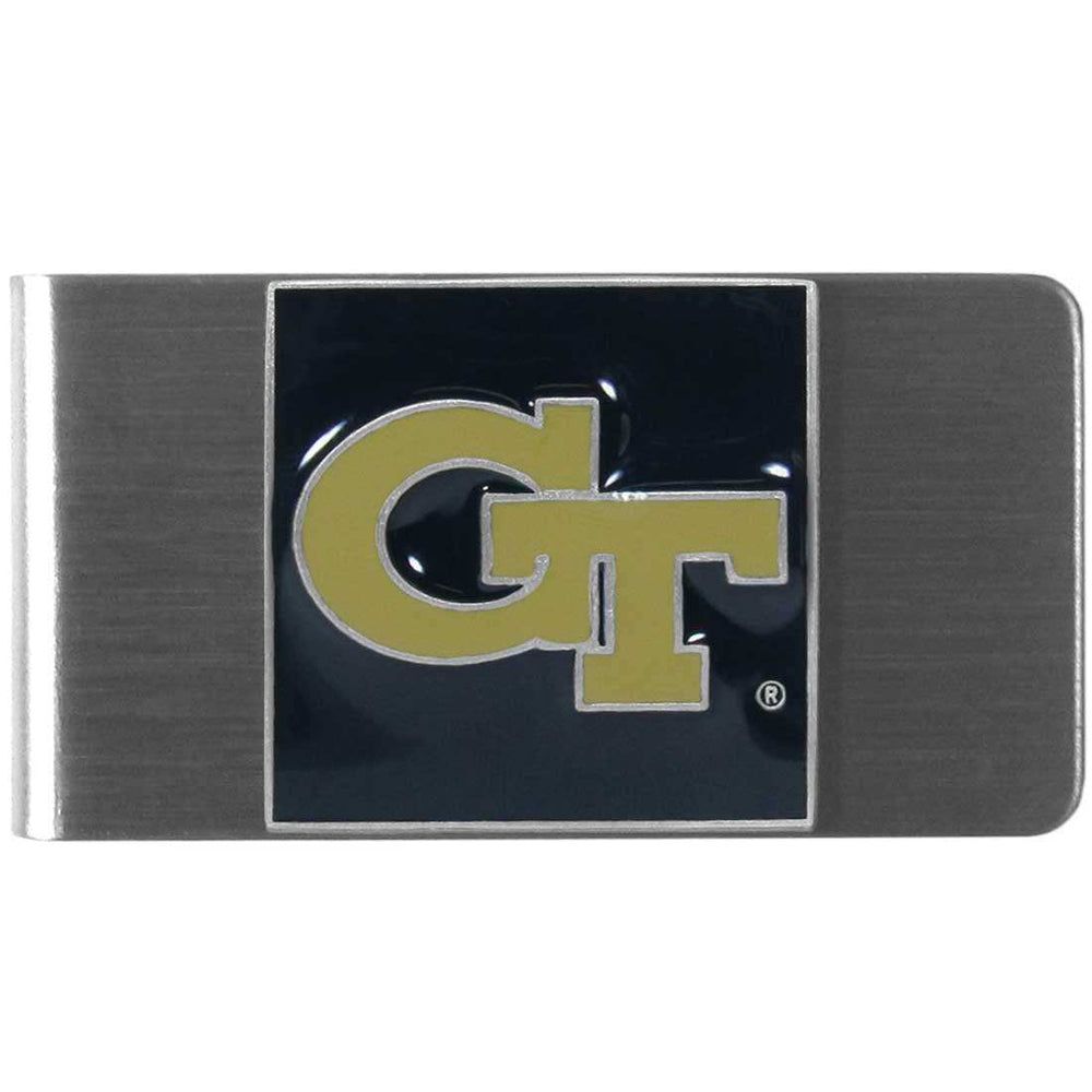 Georgia Tech Yellow Jackets Steel Money Clip - Georgia Tech Yellow Jackets - Flyclothing LLC