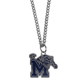 Memphis Tigers Chain Necklace with Small Charm - Memphis Tigers - Flyclothing LLC