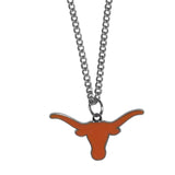 Texas Longhorns Chain Necklace with Small Charm - Texas Longhorns - Flyclothing LLC