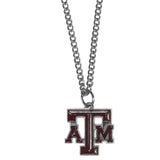 Texas A & M Aggies Chain Necklace with Small Charm - Texas A & M Aggies - Flyclothing LLC