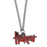 Nebraska Cornhuskers Chain Necklace with Small Charm - Nebraska Cornhuskers - Flyclothing LLC