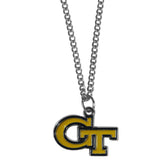 Georgia Tech Yellow Jackets Chain Necklace with Small Charm - Georgia Tech Yellow Jackets - Flyclothing LLC