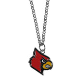 Louisville Cardinals Chain Necklace with Small Charm - Louisville Cardinals - Flyclothing LLC