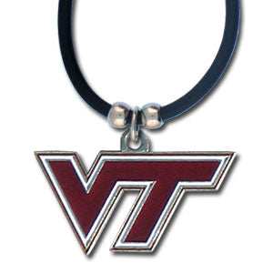 Virginia Tech Hokies Rubber Cord Necklace - Virginia Tech Hokies - Flyclothing LLC
