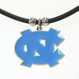 N. Carolina Tar Heels Rubber Cord Necklace - N. Carolina Tar Heels - Flyclothing LLC