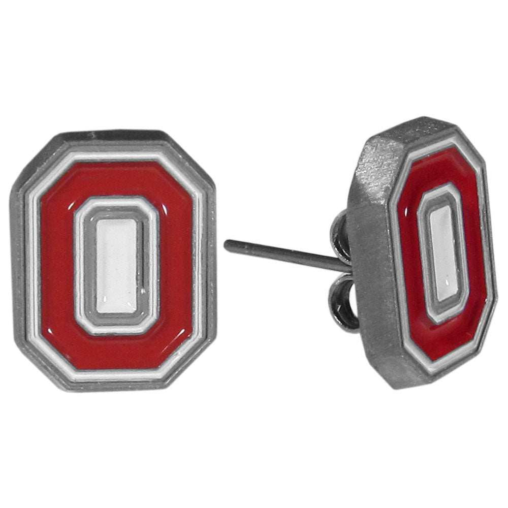 Ohio St. Buckeyes Stud Earrings - Ohio State Buckeyes - Flyclothing LLC