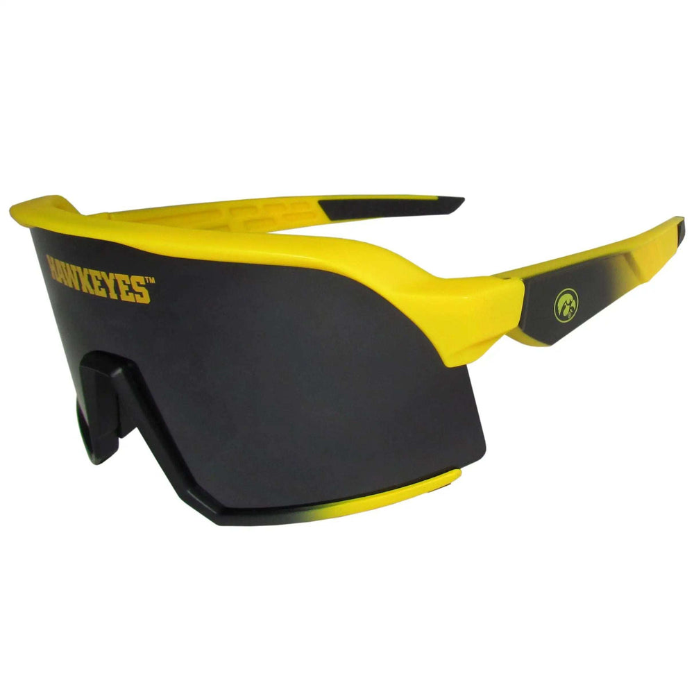 Iowa Hawkeyes Navigator Shield Sunglasses - Iowa Hawkeyes - Flyclothing LLC