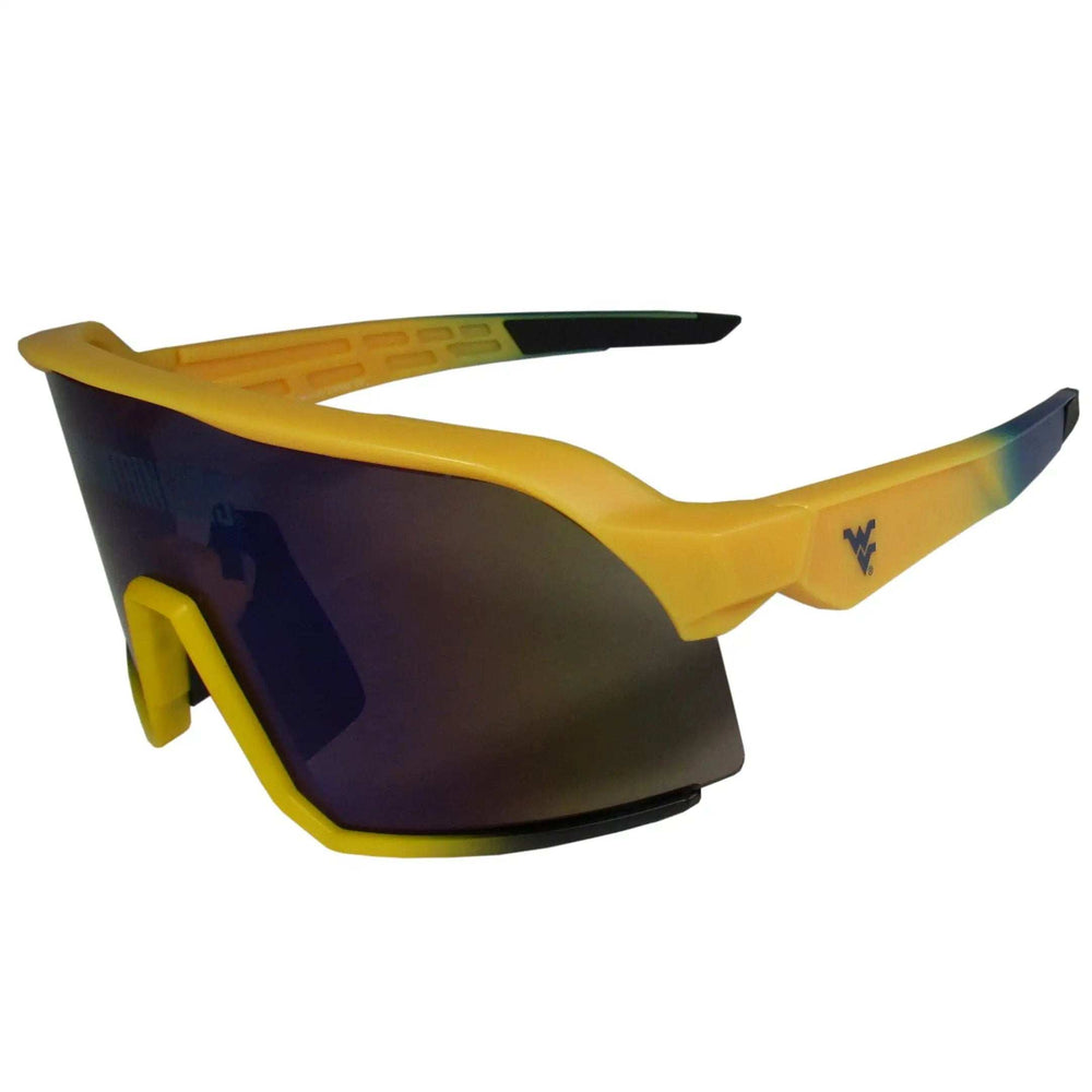 W. Virginia Mountaineers Navigator Shield Sunglasses - W. Virginia Mountaineers - Flyclothing LLC