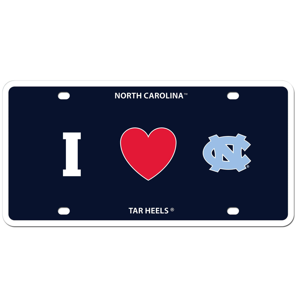 N. Carolina Tar Heels Styrene License Plate - N. Carolina Tar Heels - Flyclothing LLC