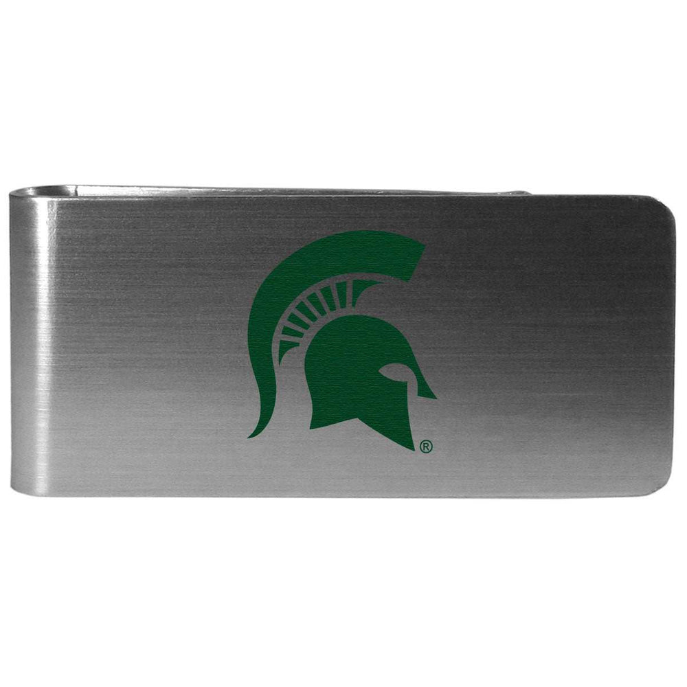Michigan St. Spartans Steel Money Clip Logo - Michigan St. Spartans - Flyclothing LLC