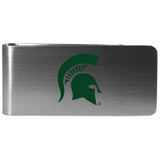 Michigan St. Spartans Steel Money Clip Logo - Michigan St. Spartans - Flyclothing LLC