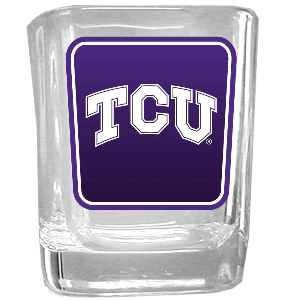 TCU Horned Frogs Square Glass Shot Glass - TCU Horned Frogs - Flyclothing LLC