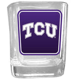 TCU Horned Frogs Square Glass Shot Glass - TCU Horned Frogs - Flyclothing LLC
