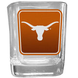 Texas Longhorns Square Glass Shot Glass - Texas Longhorns - Flyclothing LLC