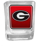 Georgia Bulldogs Square Glass Shot Glass - Georgia Bulldogs - Flyclothing LLC