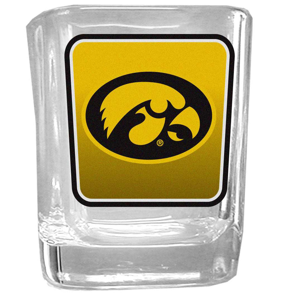 Iowa Hawkeyes Square Glass Shot Glass - Iowa Hawkeyes - Flyclothing LLC