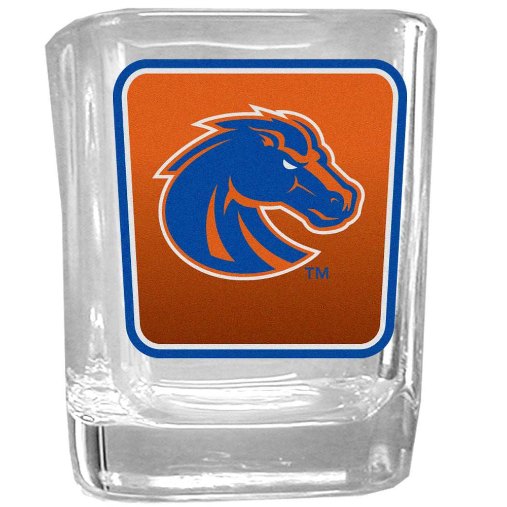 Boise St. Broncos Square Glass Shot Glass - Boise St. Broncos - Flyclothing LLC