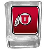 Utah Utes Square Glass Shot Glass - Utah Utes - Flyclothing LLC