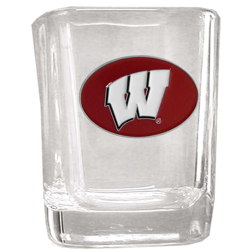 Wisconsin Badgers Square Shot Glass - Wisconsin Badgers - Flyclothing LLC