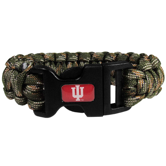 Indiana Hoosiers Camo Survivor Bracelet - Indiana Hoosiers - Flyclothing LLC