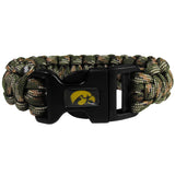 Iowa Hawkeyes Camo Survivor Bracelet - Iowa Hawkeyes - Flyclothing LLC