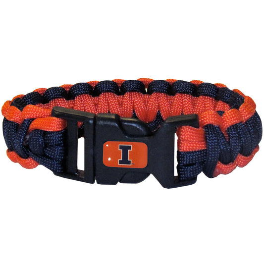 Illinois Fighting Illini Survivor Bracelet - Illinois Fighting Illini - Flyclothing LLC