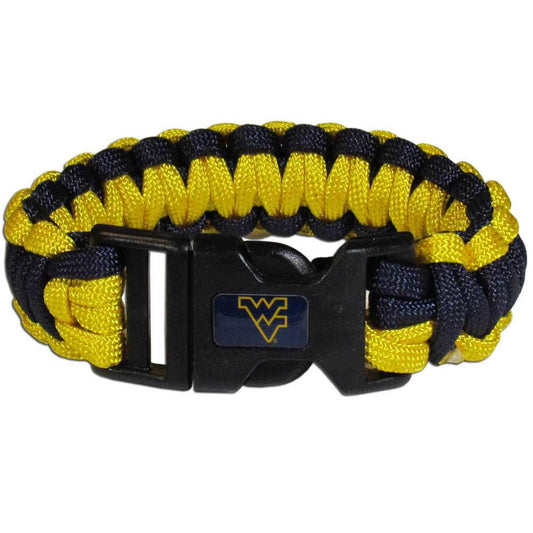 W. Virginia Mountaineers Survivor Bracelet - W. Virginia Mountaineers - Flyclothing LLC