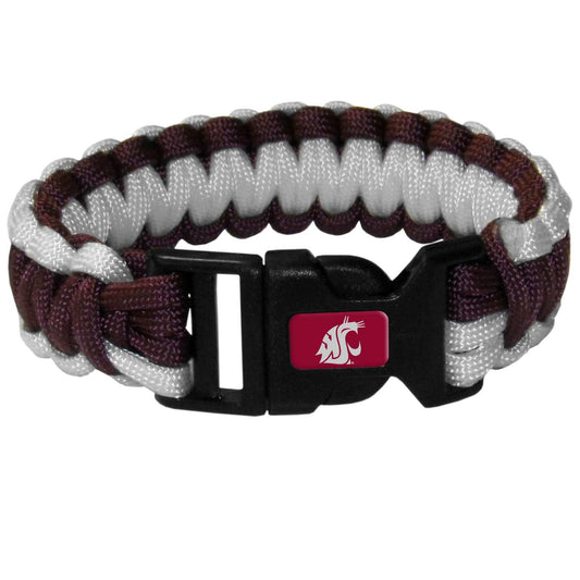 Washington St. Cougars Survivor Bracelet - Washington St. Cougars - Flyclothing LLC
