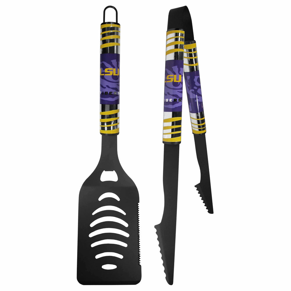 LSU Tigers 2 pc Black Tailgate BBQ Set - Siskiyou Buckle - Flyclothing LLC