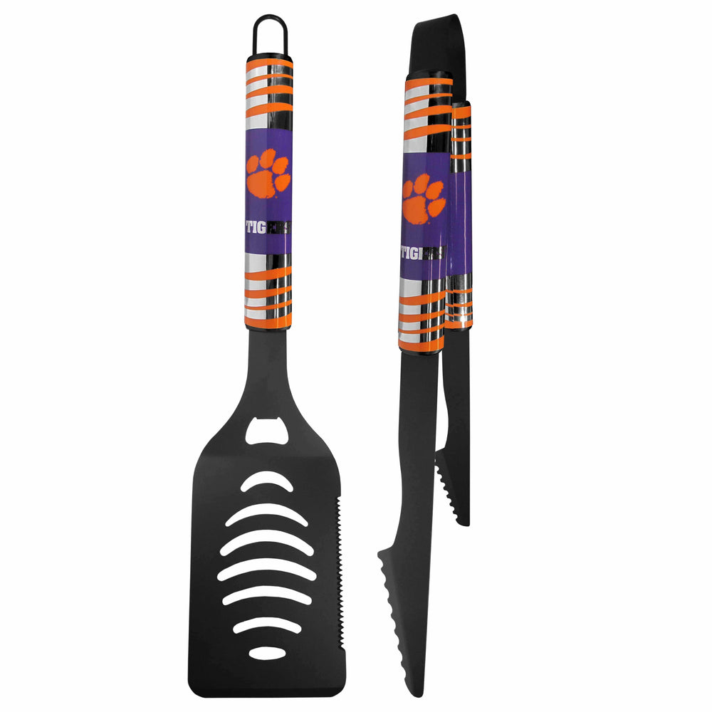Clemson Tigers 2 pc Black Tailgate BBQ Set - Siskiyou Buckle - Flyclothing LLC