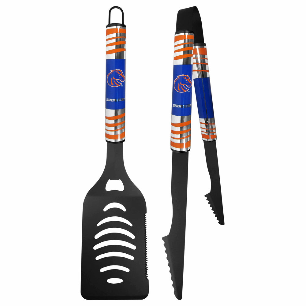 Boise St. Broncos 2 pc Black Tailgate BBQ Set - Siskiyou Buckle - Flyclothing LLC