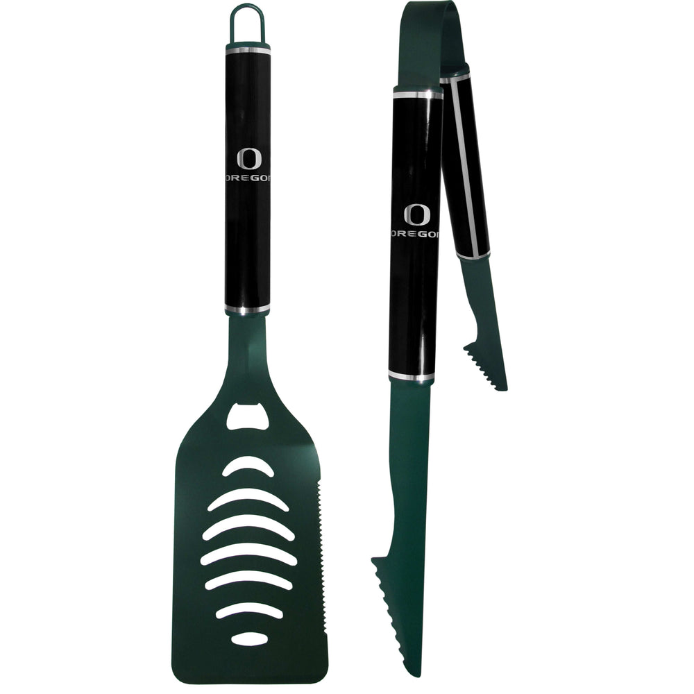 Oregon Ducks 2 pc Color and Black Tailgate BBQ Set - Oregon Ducks - Flyclothing LLC