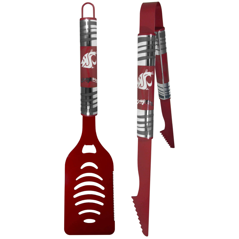 Washington St. Cougars 2 pc Color Tailgate BBQ Set - Siskiyou Buckle - Flyclothing LLC