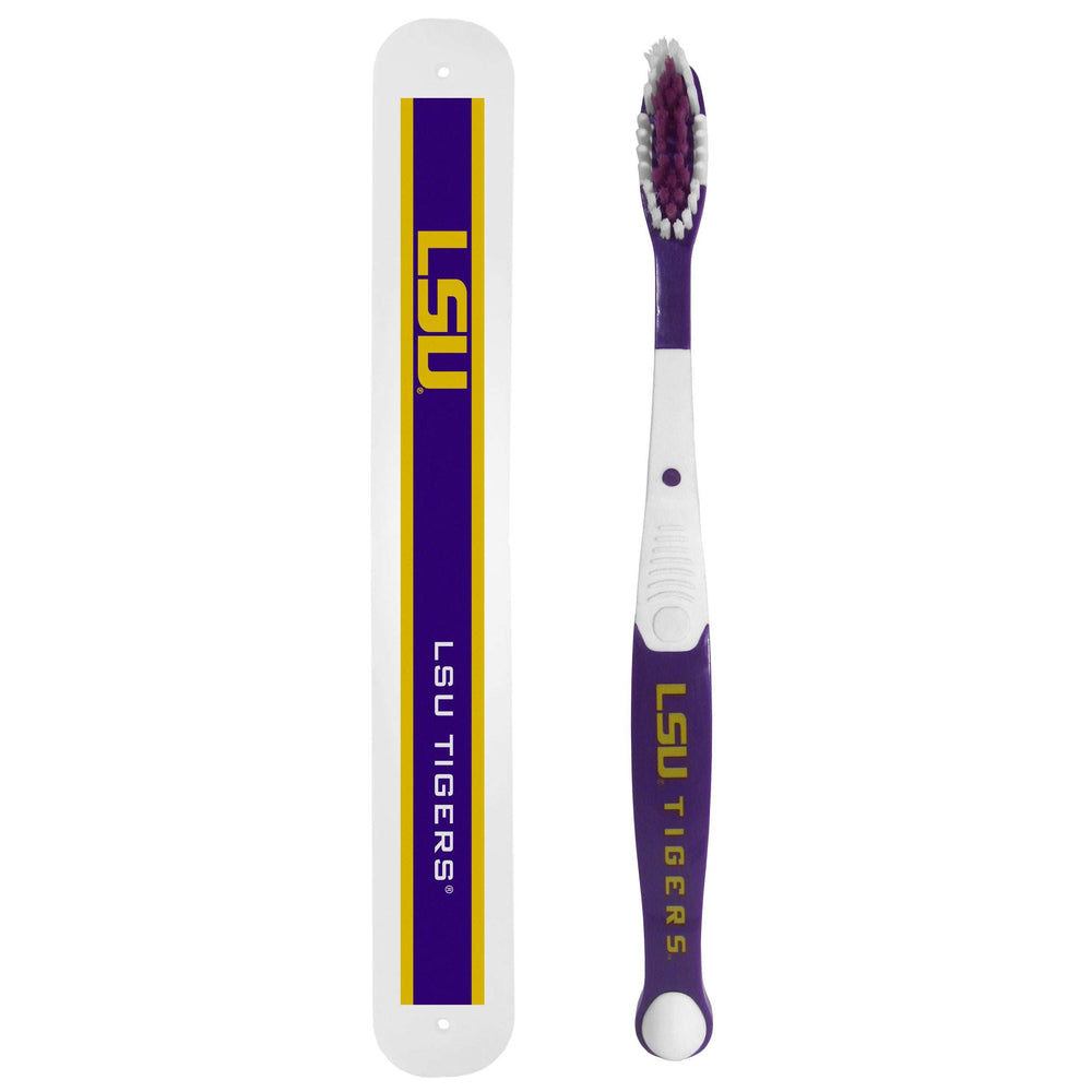 LSU Tigers Toothbrush and Travel Case - LSU Tigers - Flyclothing LLC