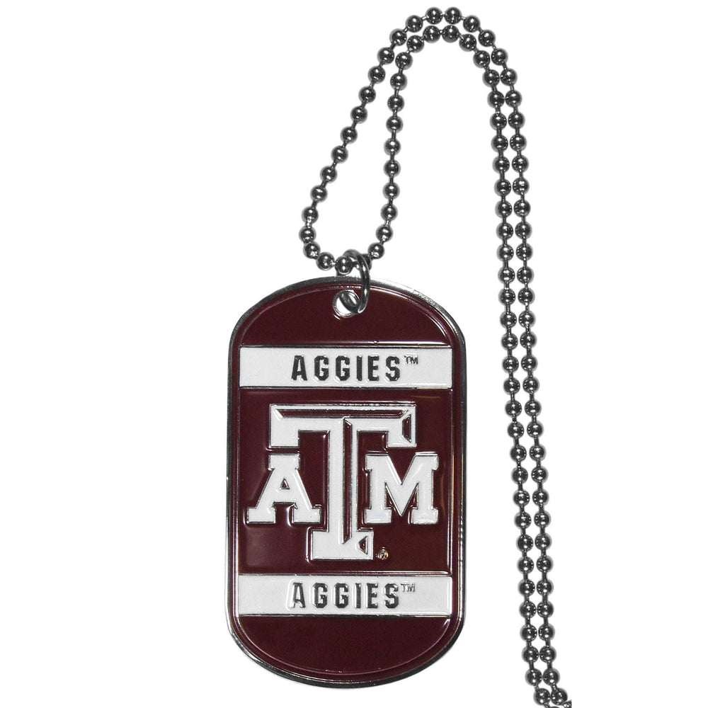 Texas A & M Aggies Tag Necklace - Texas A & M Aggies - Flyclothing LLC