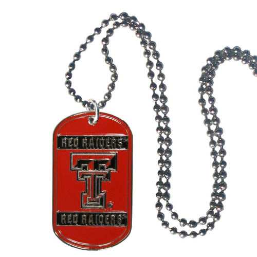 Texas Tech Raiders Tag Necklace - Texas Tech Raiders - Flyclothing LLC