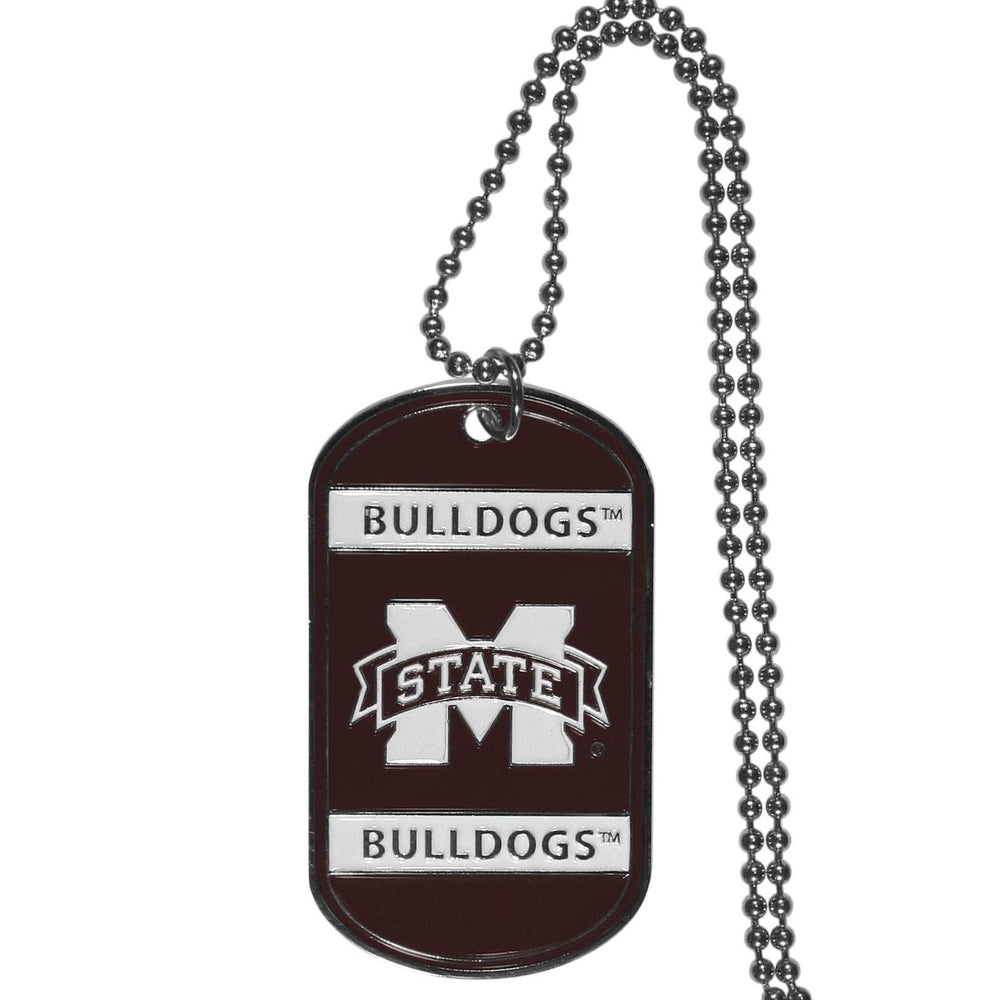 Mississippi St. Bulldogs Tag Necklace - Mississippi St. Bulldogs - Flyclothing LLC