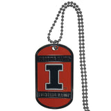 Illinois Fighting Illini Tag Necklace - Illinois Fighting Illini - Flyclothing LLC