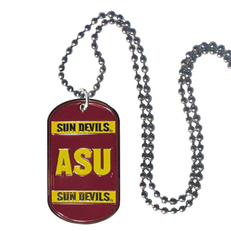 Arizona St. Sun Devils Tag Necklace - Arizona St. Sun Devils - Flyclothing LLC